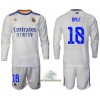 Officiële Voetbalshirt + Korte Broek Real Madrid Bale 18 Thuis 2021-22 Lange Mouw - Kids